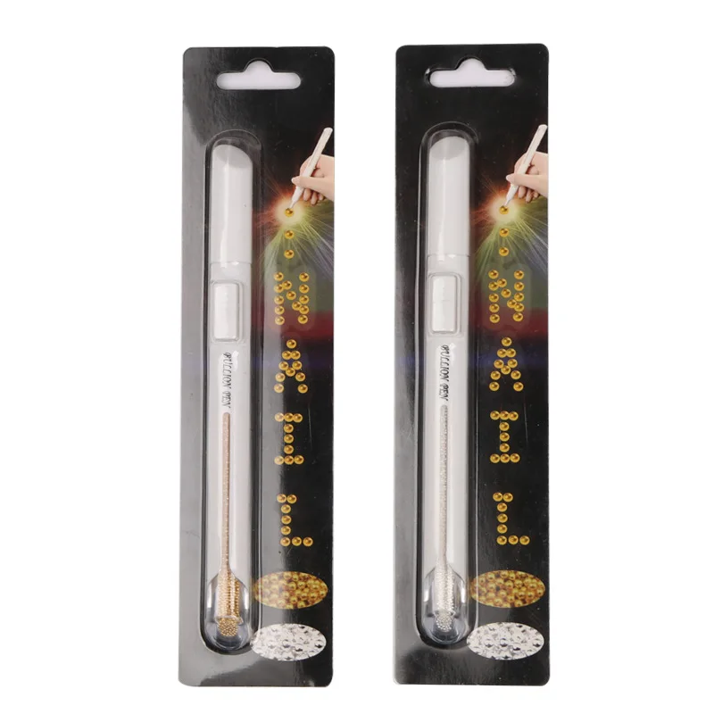 

4 colors specifically for nail bead ball point pen-down automatically out of gold and silver beads ball point pen New drill pen