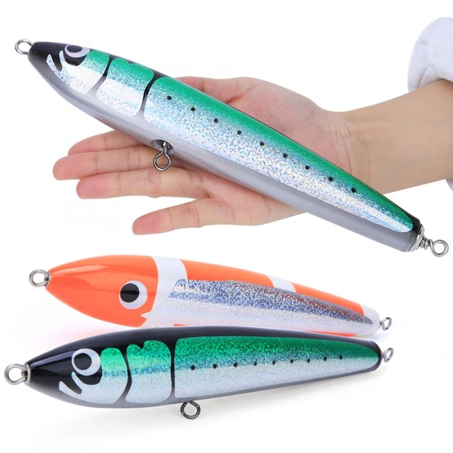 Wooden Fishing Bait Swimbait Minnow Wobbler Lures  Pencil Baits Tuna  Fishing Lures - Fishing Lures - Aliexpress