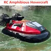 2.4GHZ Remote Control Hovercraft Speed Boat 4CH Ipx4 Waterproof RC Boat Dual Motor 20KM/H  For Kid Boys Model Outdoor Toys 1