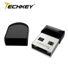 Techkey super mini pendrive 32GB 16GB Портативный usb falsh drive маленький размер флеш-накопитель память полной емкости-дисковая флешка в подарок