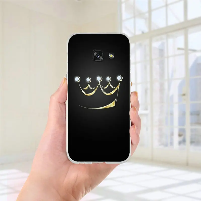 Для Samsung Galaxy J2 J3 J4 J6 J5 J7 J8 A3 A5 A7 в виде ракушки чехлы для мобильного телефона из мягкого силикона с Чехлы I Am queen Корона принцесса - Цвет: Picture 10