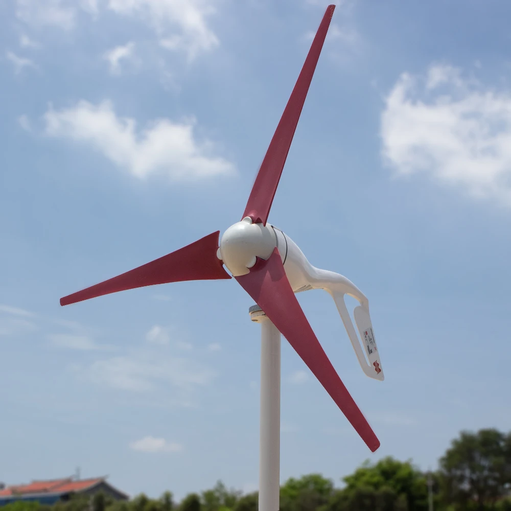 Малый ветреной турбины генератор 400 Вт маленькая ветряная мельница WindTurbine контроллер 3/5/6 лезвий домашней gerador eolico заряда для морской лодки