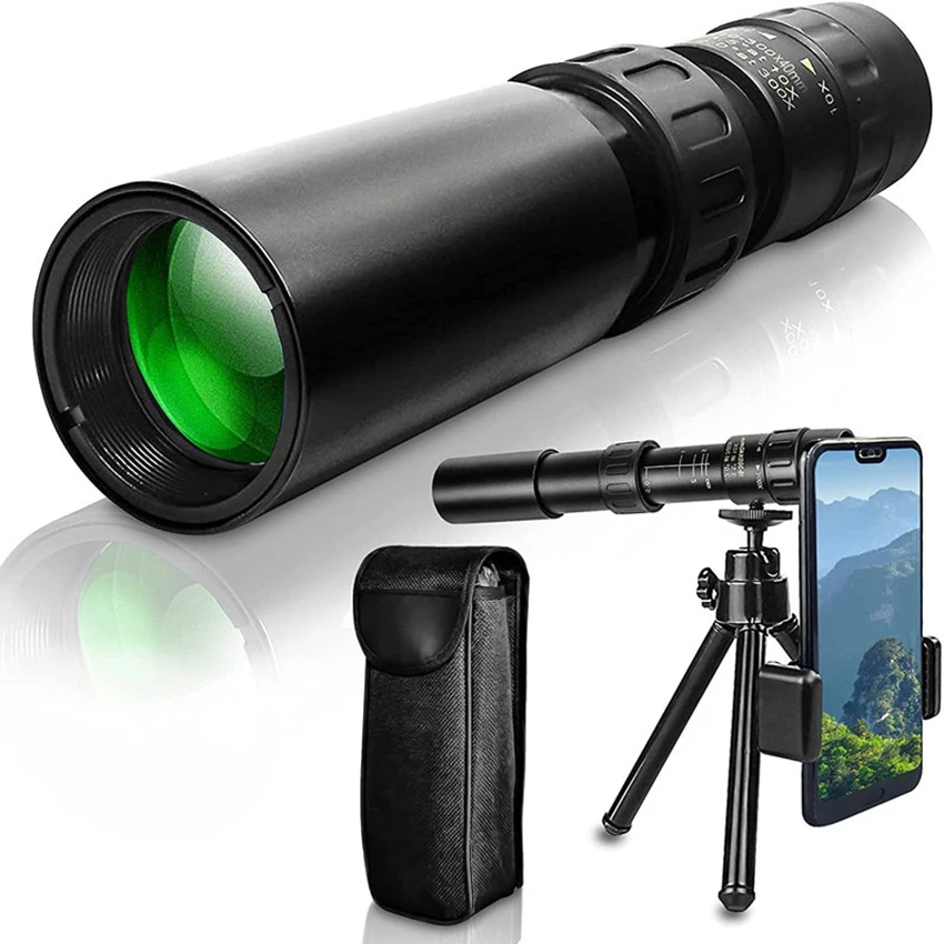 Professional 10300x40mm Zoom Powerful Binoculars Long Range Monocular