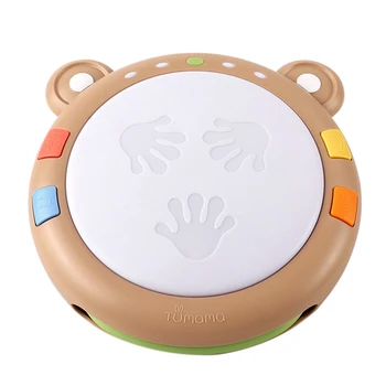

TUMAMA Children'S Toy Music Voicer with Bear-Shaped Drum-Beating