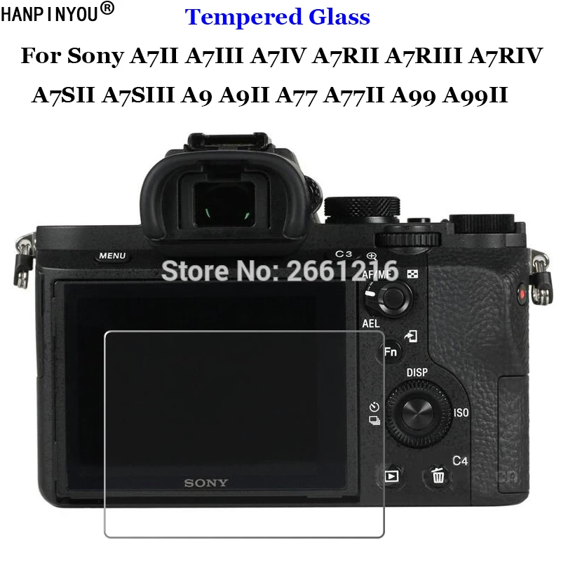 Для sony Альфа ILCE-7 7R фотоаппаратов моментальной печати 7S 9 77 99 A7 A7R A7S III Характеристическая вязкость полимера A9 A77 A99 II A7II A7III A7RII закаленное Стекло защита для экрана камеры пленка