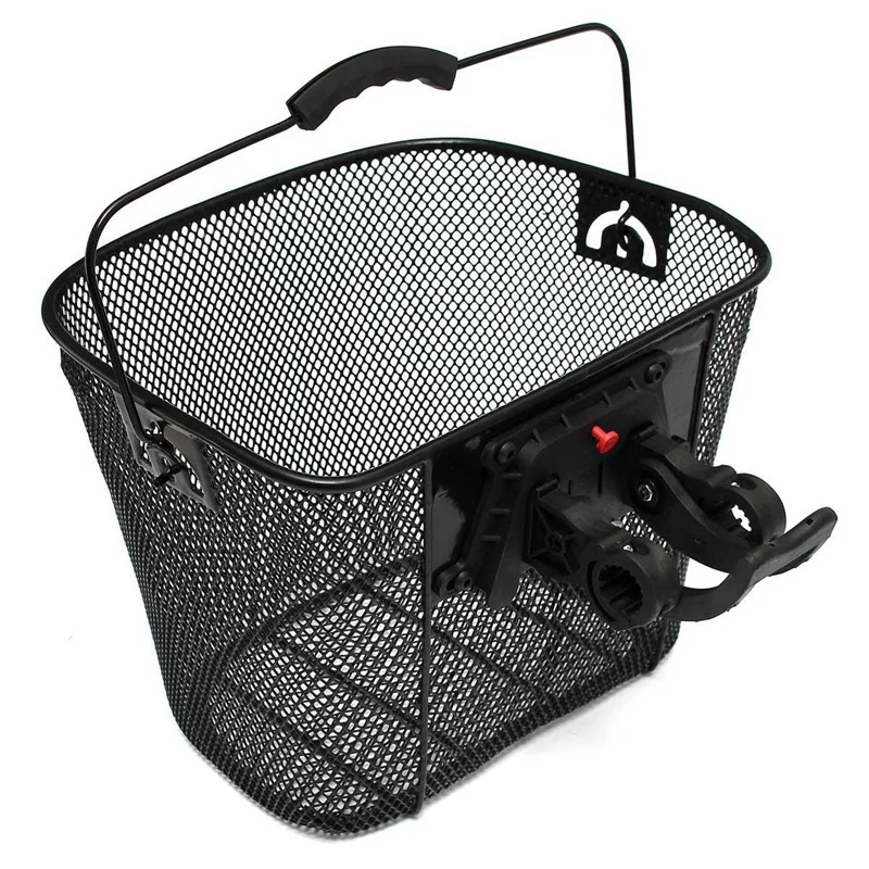 Flash Deal Metal Mesh Basket For Mtb Mountain Bike Cycling Bicycle Front Foldable Basket Riding Rear Pannier Quick Release Shopping Handl 1 Flash Deal Metal Mesh Basket For Mtb Mountain Bike Cycling Bicycle Front Foldable Basket Riding Rear Pannier Quick Release Shopping Handl 1