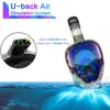 SMACO Full Face Snorkel Mask with UV Protection Anti-Fog Detachable Camera Mount 180 degrees Panoramic View ► Photo 3/5