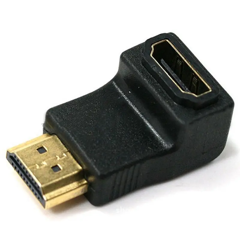  Hdmi Maschio a Femmina di Conversione di Tipo L 4 Set Point Connettore Hdmi 90 Gradi + 270 Gradi Ad