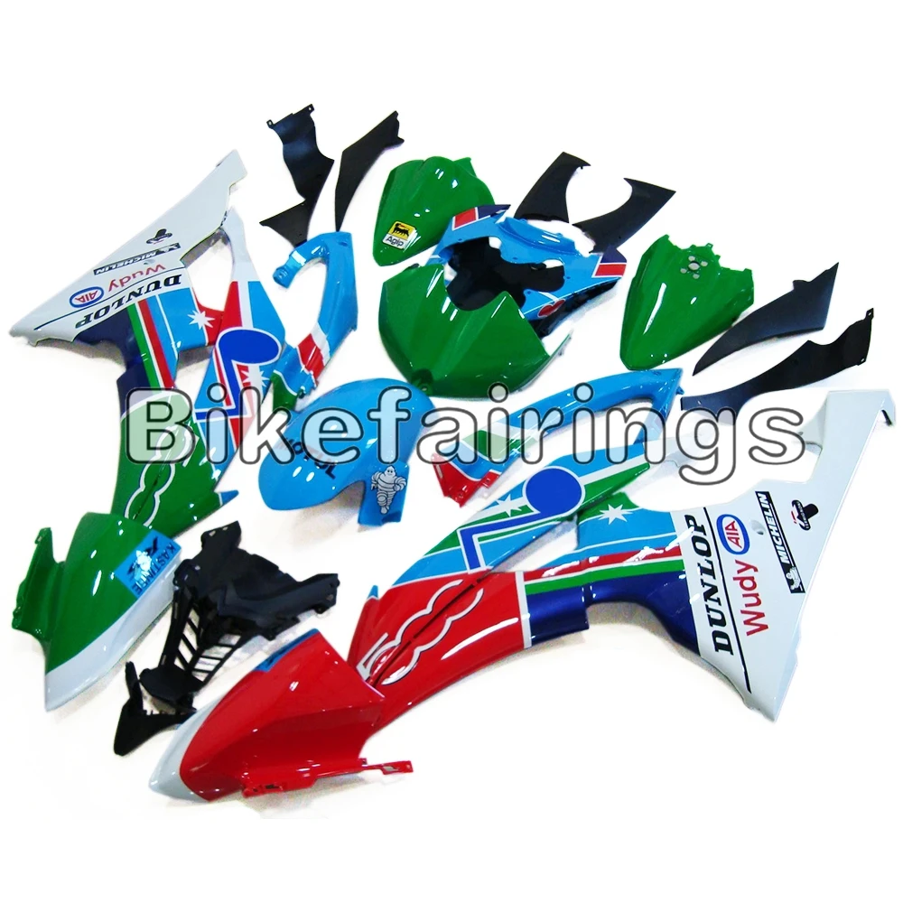 Цвет красный, зеленый, белый, капот для Yamaha YZF-600 R6 2008 09, 10, 11, 12, 13, 14, 15, 16 лет R6 АБС-пластик капоты комплект обтекателей