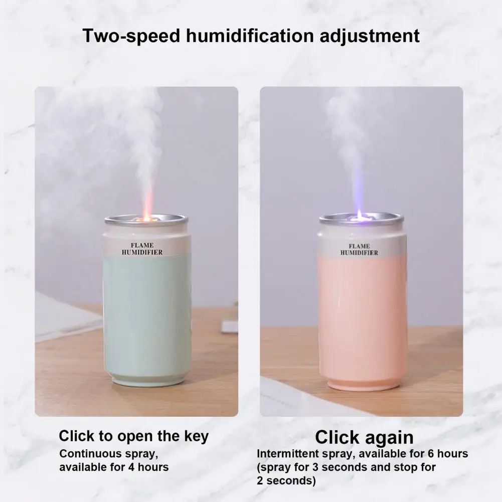 Car Air Humidifier Mini Car Humidifier Automatic Power-off LED USB Accessories Portable Office Air for Vehicle