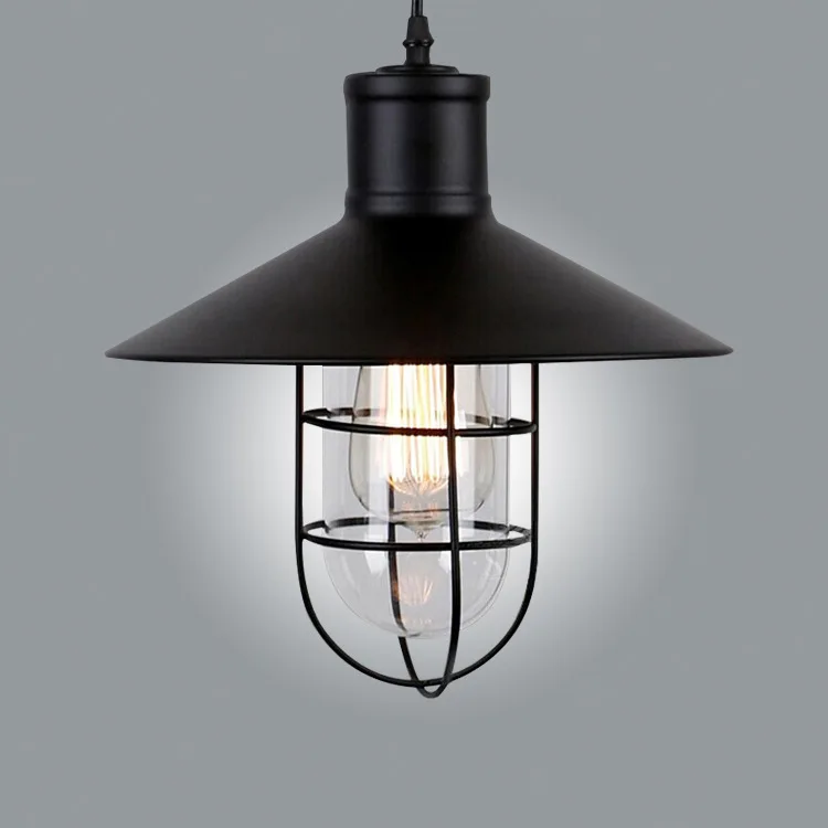 

American-Style Village LOFT Industrial-Style Warehouse Bar Counter Restaurant Retro Creative Single-head Small Droplight
