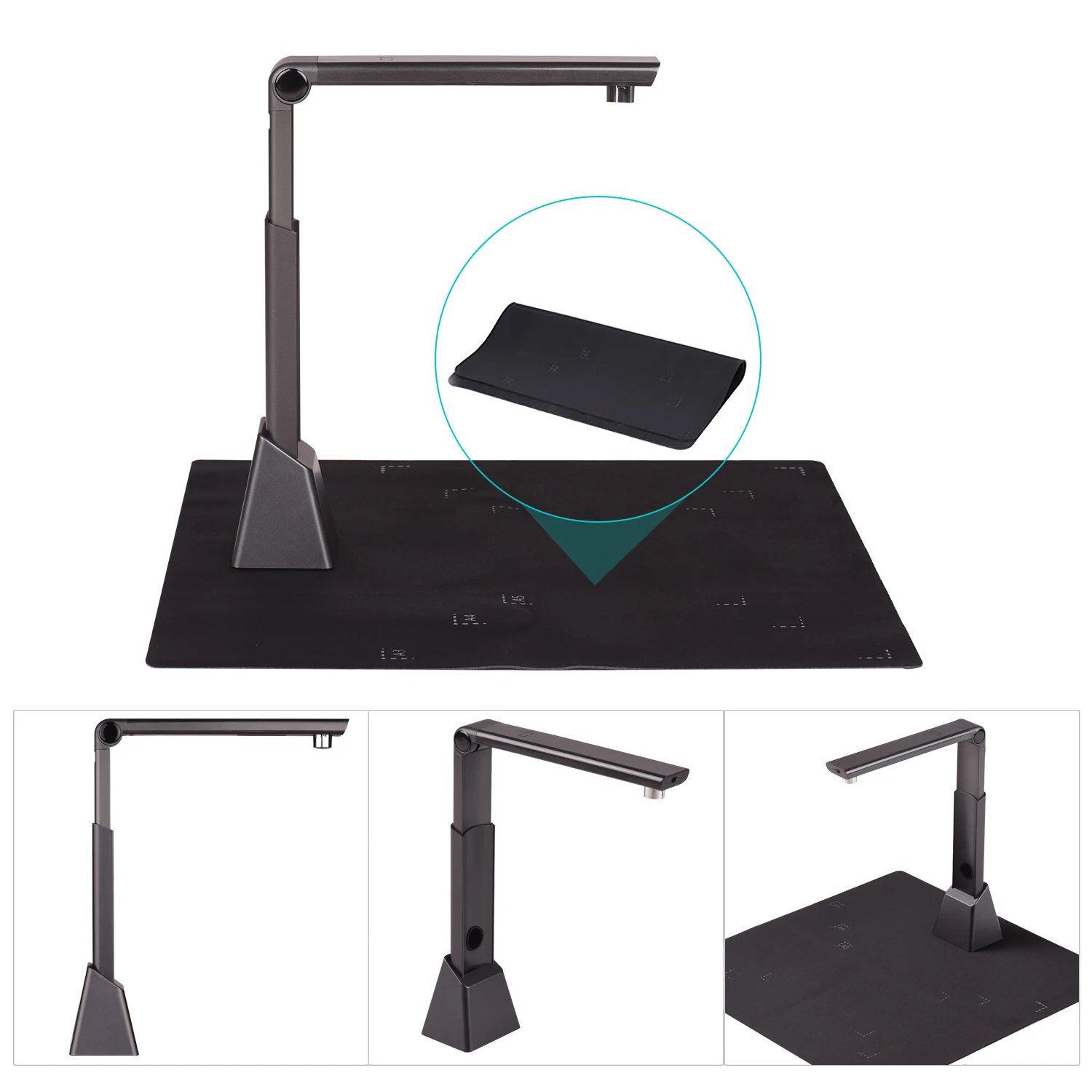 Portable A3 Document Scanner USB 2.0 Scanner with OCR Function Book Image Document Camera Scanner 8 Mega-pixel HD for Office scanners