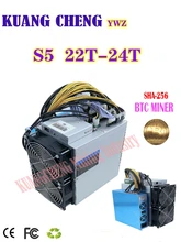 BTC ASIC BCH usado 90% novo s5 22T- 24T SHA256 antminer mineiro Melhor do que A1 S9 t17 s7 S9K M20S M21S S19 S17E