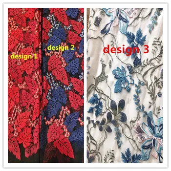

unique African French lace fabric high quality L-124111 Fashion design lace fabric