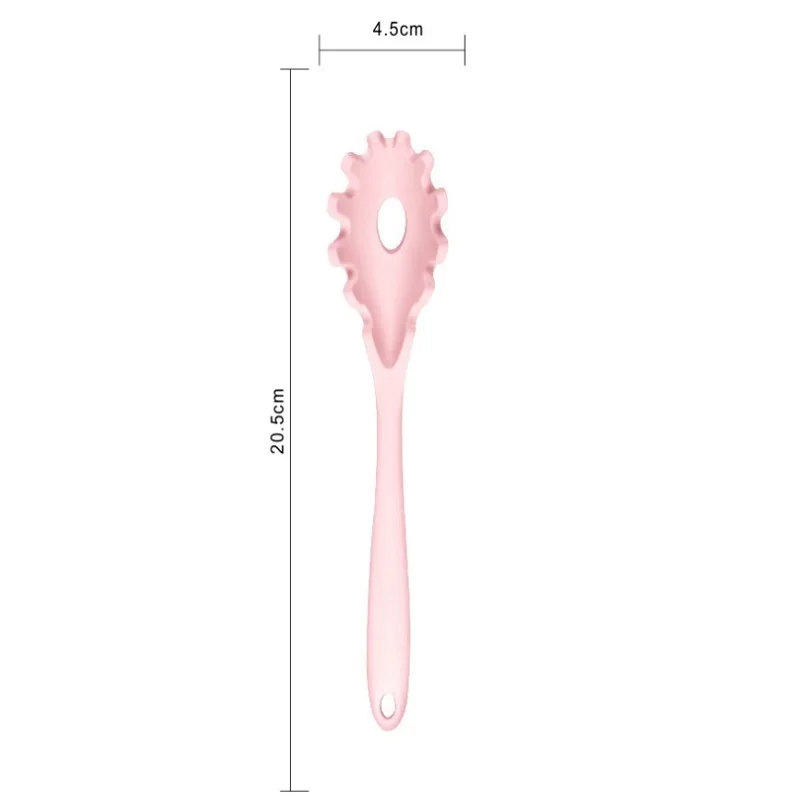Pasta Scoop Spaghetti Spoon Colander Heat-Resistant Noodles Ladle Slot Spoon Drain Kitchen Tool Tableware Gadget Pasta Spoon