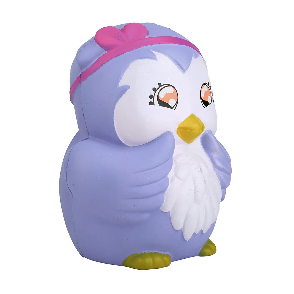 Сжимаемый kawaii Мультфильм Сова медленно растет крем Ароматические сжимаемые