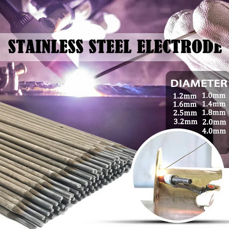 304 Stainless Steel Welding Rod Electrodes Solder For Soldering Wires Diameter 1.0mm-4.0mm No Need Powder | Инструменты