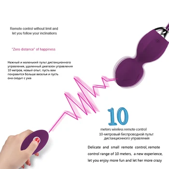 Kegel Balls Women Vagina Tighten Trainer Wireless Remote Control Vaginal Vibrating Egg Sex toys For