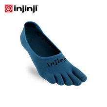 INJINJI спортивные легкие носки со скрытыми кроссовками тонкие невидимые лодочки COOLMAX Нескользящие дышащие мужские и женские повседневные носки для йоги