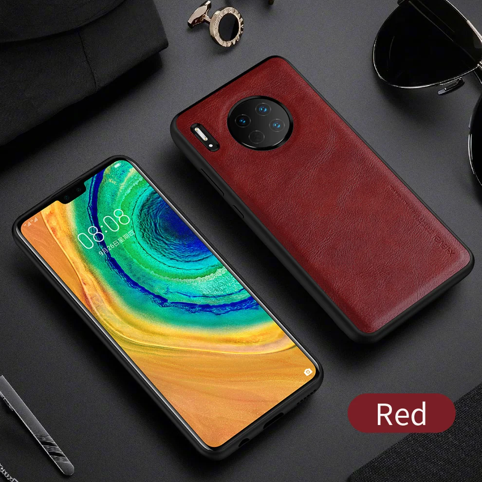 X-level ретро кожаный чехол для huawei Mate30 мягкий силиконовый край задняя крышка телефона для huawei Mate30 Pro Coque