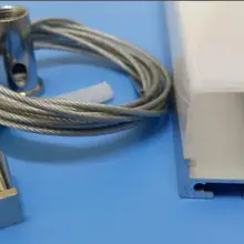 Алюминиевая ткань квадратный профиль шкаф светодиодная лента квадратная подвеска профиль Havit освещение доступно для