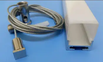 شراءشحن مجاني الألومنيوم القماش الشخصية مربع خزانة LED قطاع مربع تعليق الشخصي Havit الإضاءة المتاحة ل