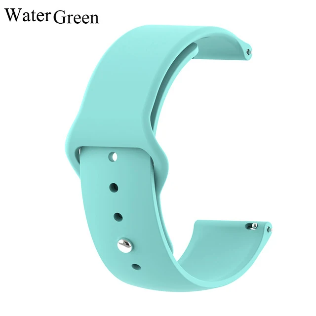 Water Green Силиконовый мягкий ремешок для Xiaomi Huami Amazfit Bip BIT Lite Молодежные умные часы браслет на запястье для Amazfit Bip ремешок для часов 20 мм ремешок - Цвет: Water Green