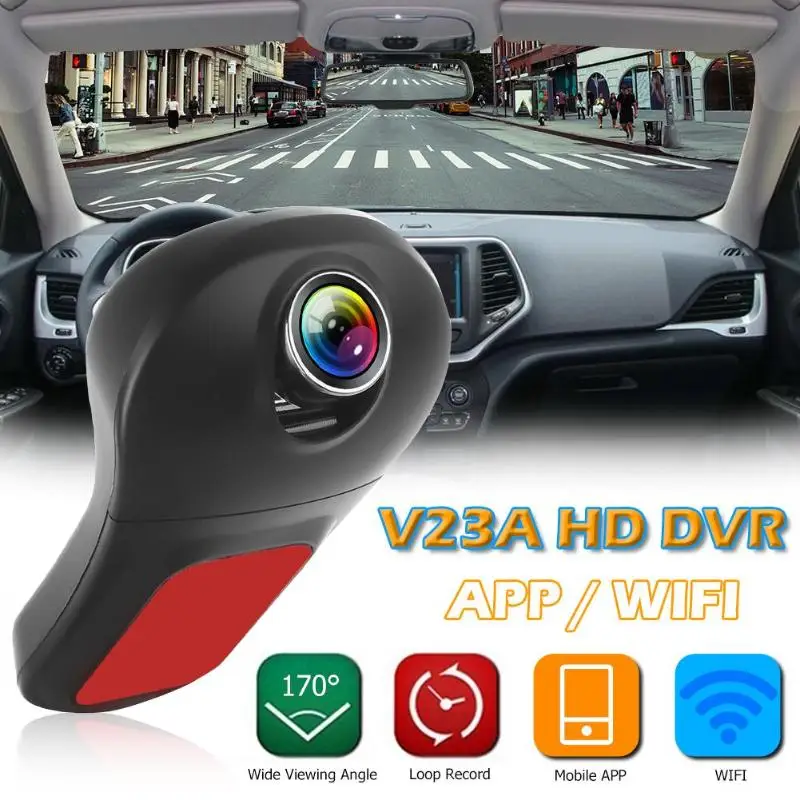 V47 V23A WiFi Автомобильный видеорегистратор камера Full HD 1080p объектив 170 градусов WDR g-сенсор видеорегистратор ночного видения цифровой видеорегистратор