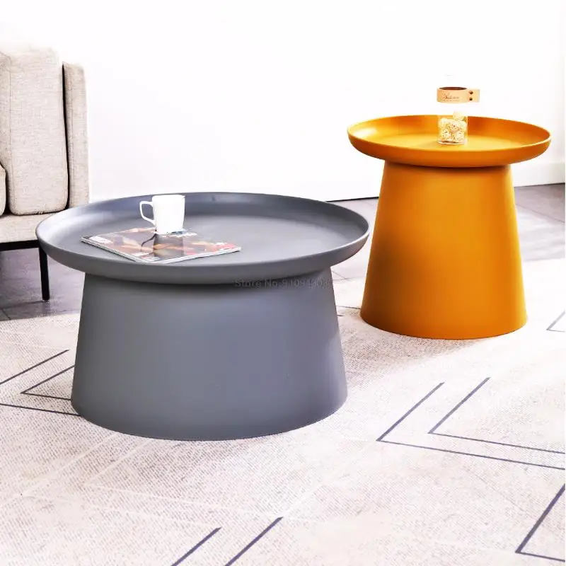 Best Nordic Style Simple Round Coffee Table Modern Small Apartment Bay Window Balcony Table Combination Living Room Side Table