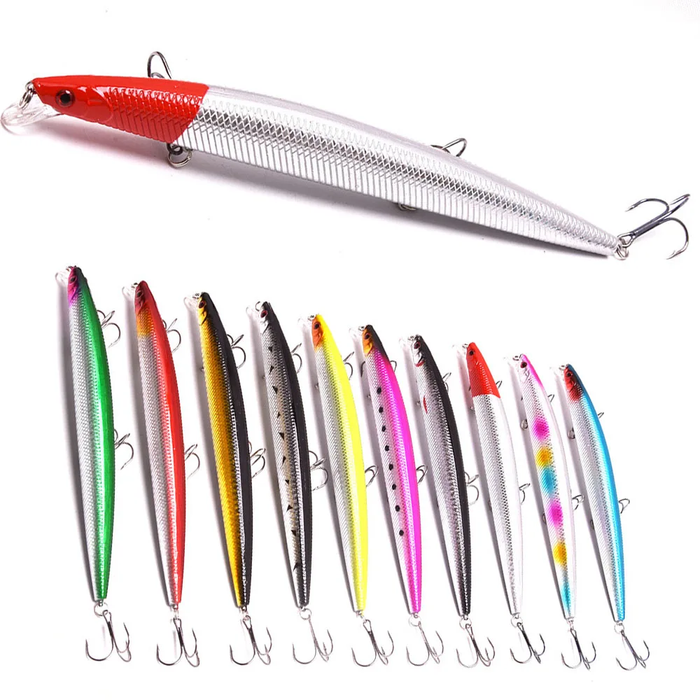  1pcs New Big Laser Minnow Fishing Lures 18cm/26g Fishing Hard Bait Crankbaits Isca Artificiais Pesc