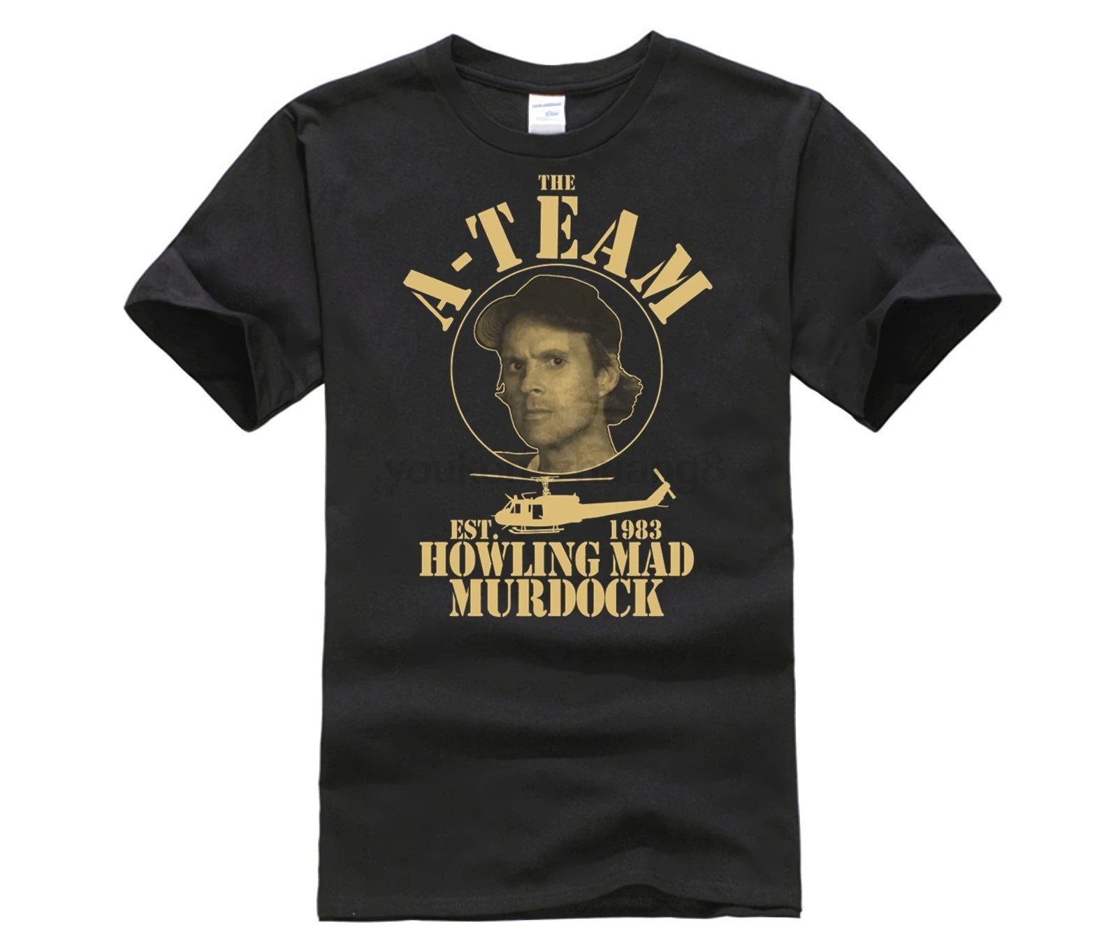 Горячие предложения Забавные футболки A-TEAM Murdock Премиум Мужская Повседневная