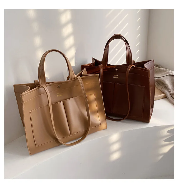 Женская сумка, простая женская сумка, зима, Новая повседневная модная сумка через плечо, известный дизайнер, трендовая брендовая Сумка-тоут