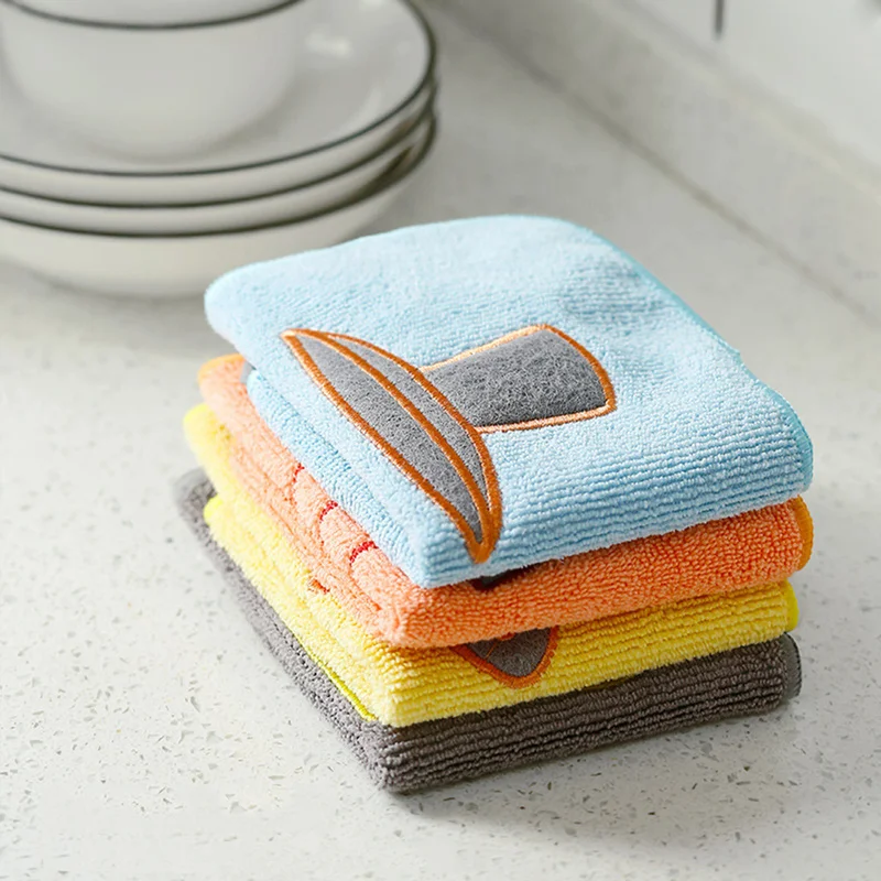 1 шт. сверхвпитывающая микрофибра ткань для очистки Высокоэффективная ткань для мытья посуды кухонные подвесные полотенца бытовые инструменты аксессуары