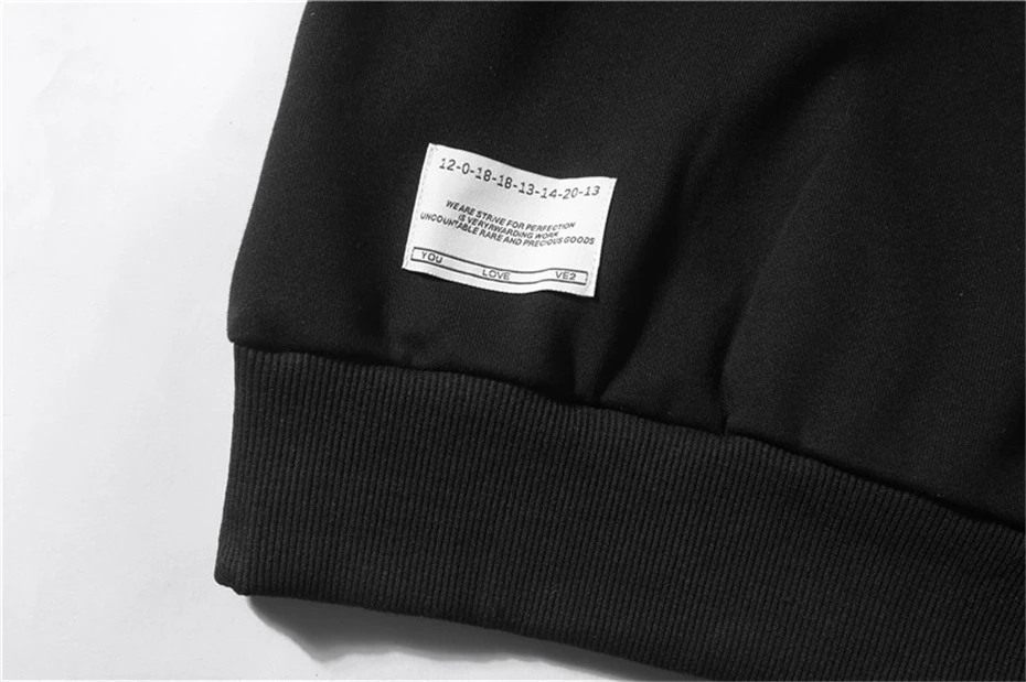 Мужская толстовка в стиле хип-хоп с цветными вставками, пуловер с капюшоном, толстовки, модная уличная одежда с буквенным принтом, мужские повседневные топы WO017