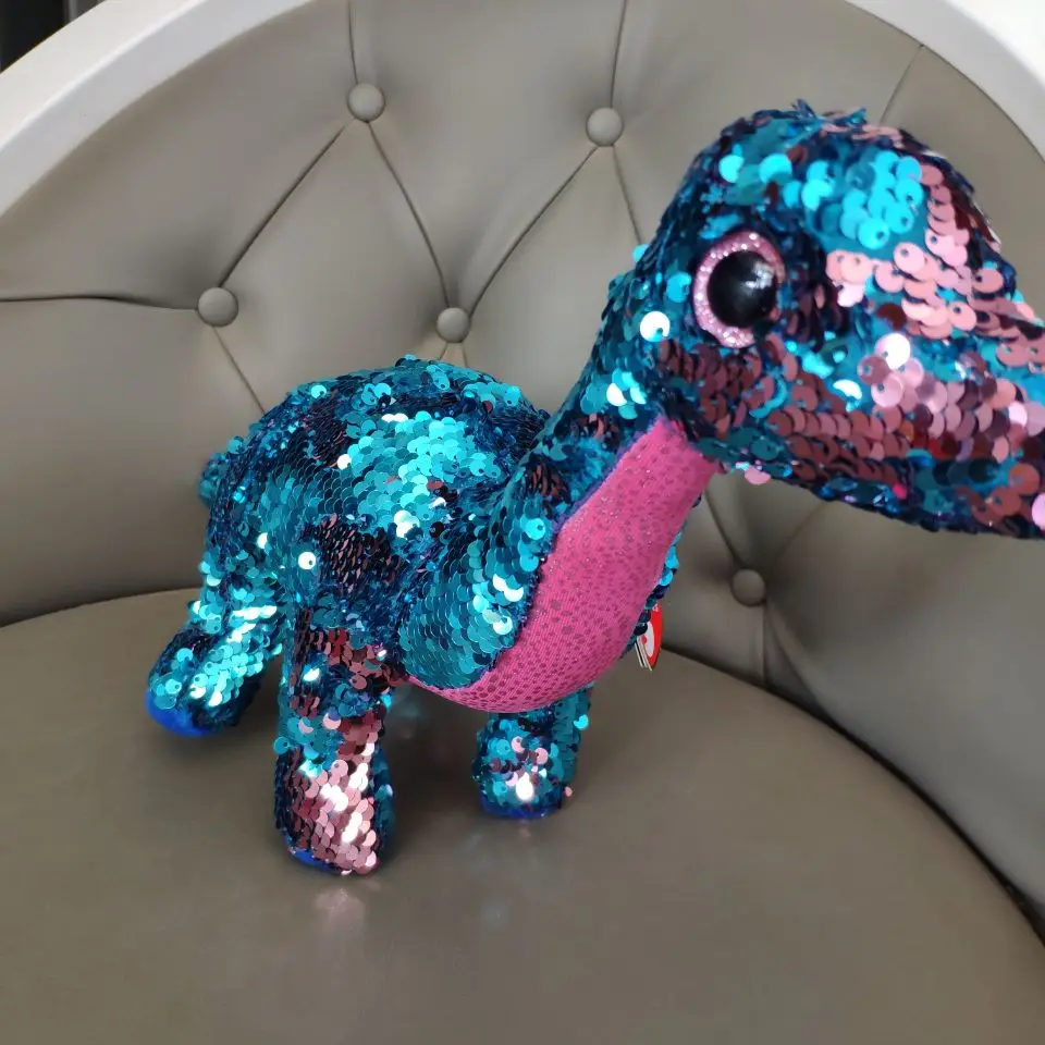 sequin dragon plush