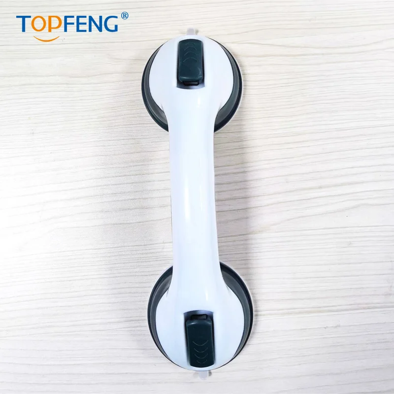 

TOPFENG Safety Helping Handle Suction Cup Balance Assist Bar Anti Slip Support Toilet bathroom safe Grab Bar Vacuum Sucker
