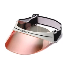 

2021 New Men's Women's Summer Sun Hat Mirror Sun Hat UV Visor Wind Protection Face Outdoor Riding Hat