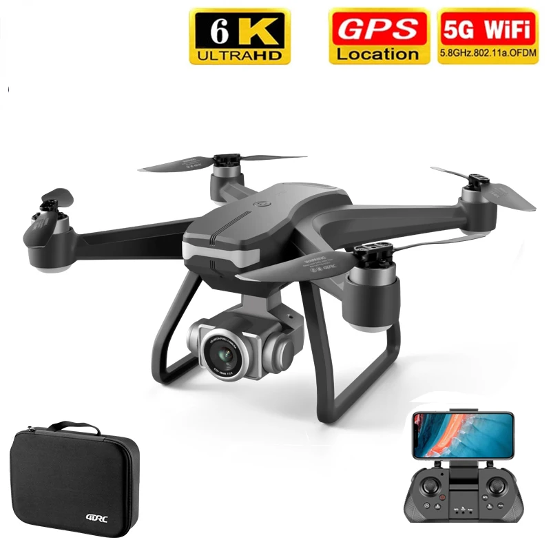 Новинка F11 PRO 4K GPS Дрон с Wi-Fi FPV двойная HD-камера Профессиональная фотосъемка раньше