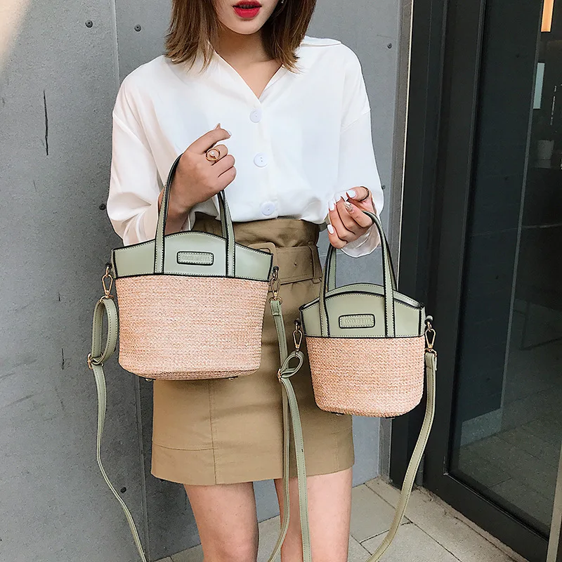 

Summer Straw Bag Women's 2019 New Style Network hong yang Gas Versatile Crossover Shoulder Bag/hand Bag Fairy Holiday Beach Wove