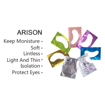 

50/100 Pairs/Lot Patches Fake Eyelashes for Eyelash Extension Under Eye Paper Patches Lint Free Stickers for False Eyelashes
