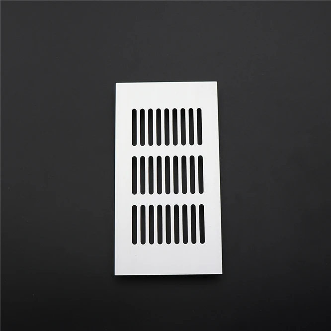 Aluminum alloy rectangular air vent grille ventilation cover Closet Shoe Wardrobe Cabinet Mesh Hole louver vent home Decor cover