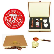 Dreams come true Seal воск печать штамп Винтаж на заказ ваш дизайн Elegangt натуральный Палисандр Ручка уплотнение воск комплект печатей подарок