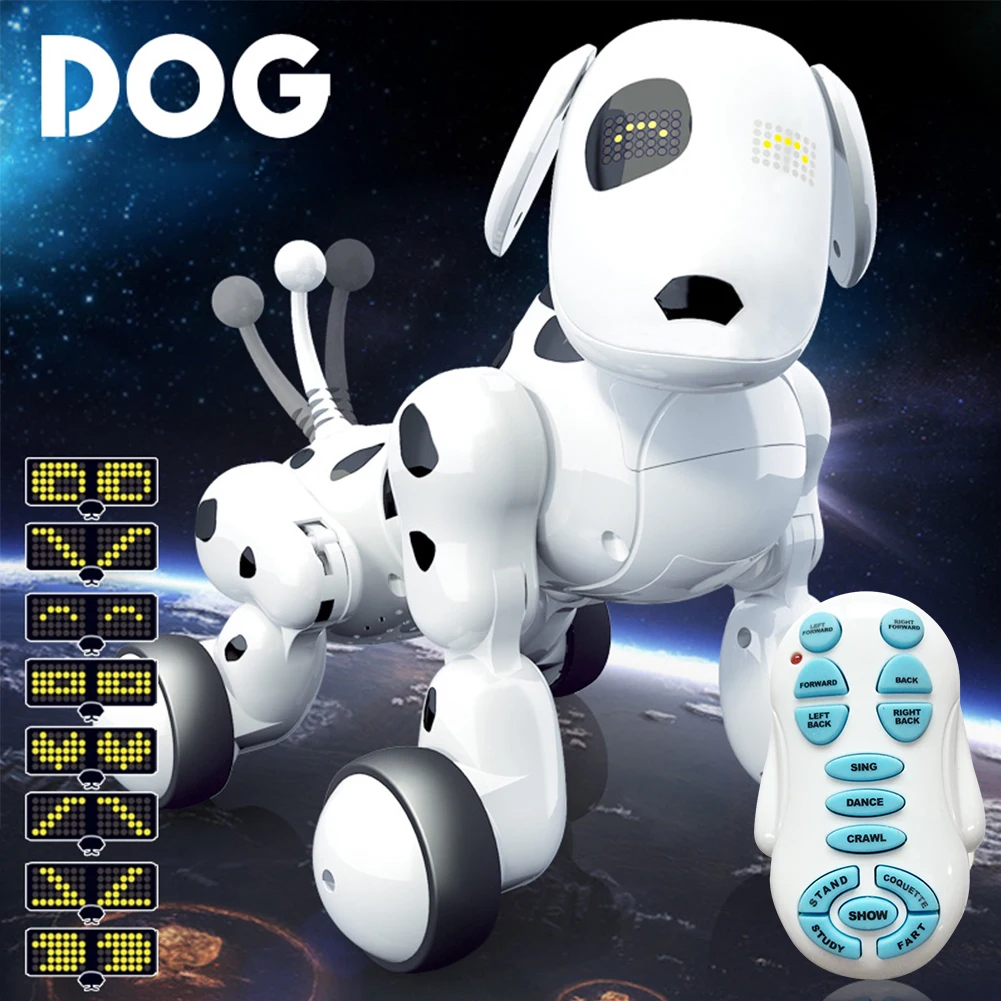 2.4G Wireless Funny Educational Robot Dog Intelligent Birthday Gift Kids Toy Remote Control Smart Dancing Electronic Pet Talking
