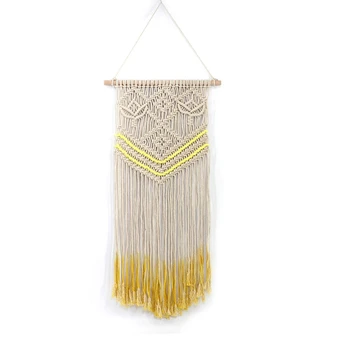 

Macrame Wall Hanging Tapestry Wall Decor Boho Chic Bohemian Woven Home Decoration 45 x 90cm