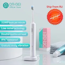 DR.BEI Sonic электрическая зубная щетка перезаряжаемая Водонепроницаемая электрическая ультразвуковая отбеливающая зубная щетка Xiami Xiomi(China)