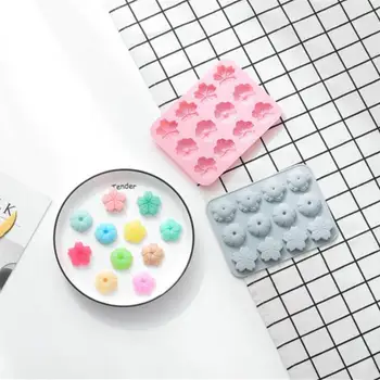 

Cherry Flower Silicone Molds Dried Flower Craft DIY Resin Charms Jewelry Accessories Making Mould Cake Baking Mold