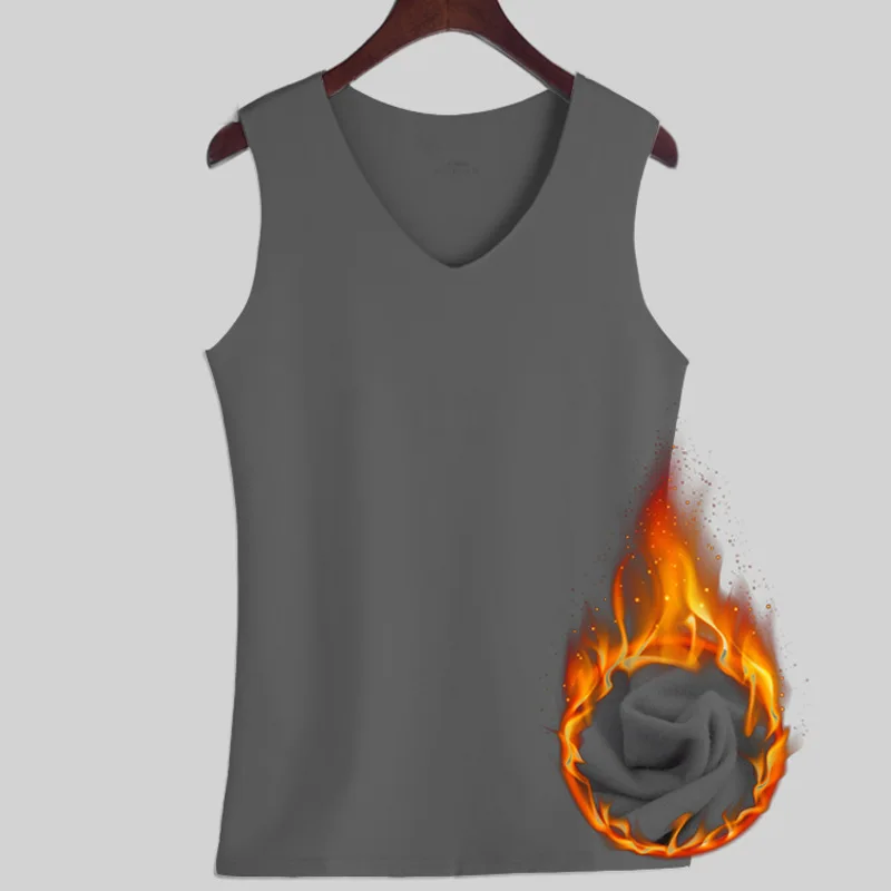 2pcs-Set-Mens-V-neck-Thermal-Undershirts-Solid-Base-Men-s-Warm-Seamless-Slimming-Sleeveless-Add (3)