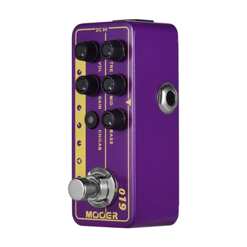 

Mooer MICRO PREAMP Series 019 UK Gold PLX Digital Preamp Preamplifier Guitar Pedal Cabinet Simulation Dual Channels 3-Band EQ