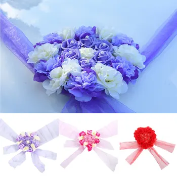 

New DIY Wedding Artificial Flowers Car Decoration Silk Flower Valentine's Day Fake Flowers Sets Wedding Wreath Party Decoration