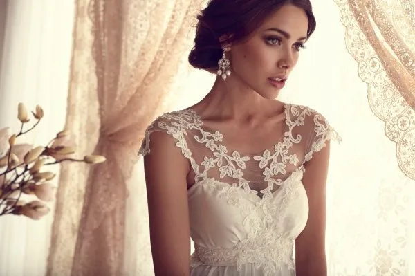 Vestido de novia модное кружевное зимнее свадебное платье с короткими рукавами для женщин, платья подружки невесты